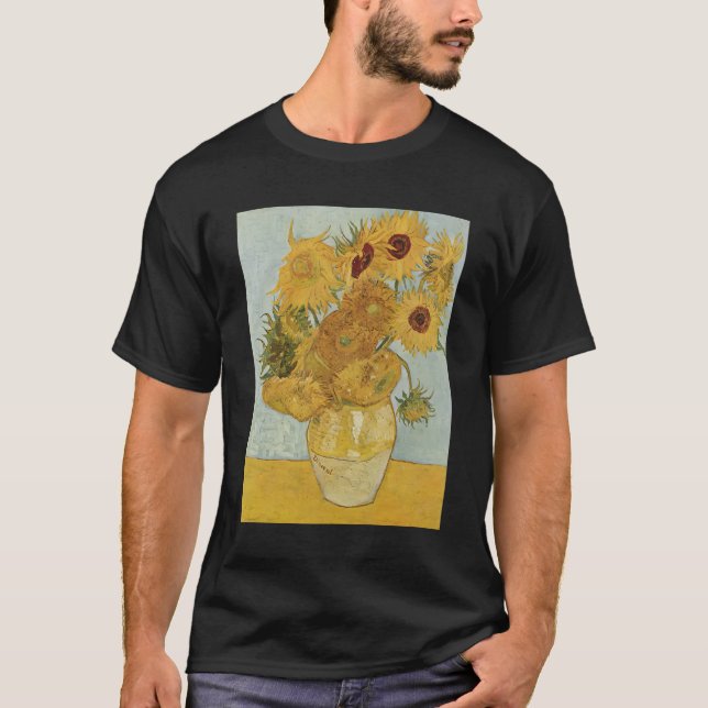 T-shirt Les Tournesols De Vincent Van Gogh (Devant)