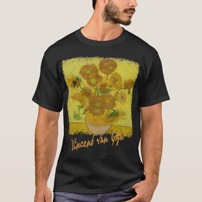 T-shirt les tournesols vincent van gogh (Devant)