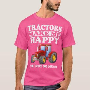 T-shirt Les Tracteurs Me Rendre Heureux Tracteur Agricole