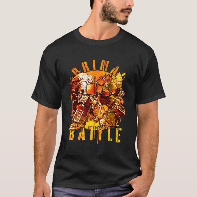 T-shirt Les Transformateurs Montent Des Bêtes Primaux Déch (Devant)