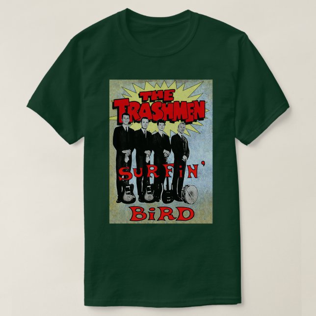 T-shirt Les Trashmen Surfin Bird (Design devant)
