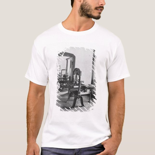 T-shirt Les travaux d'impression, des ateliers du Bauh (Devant)