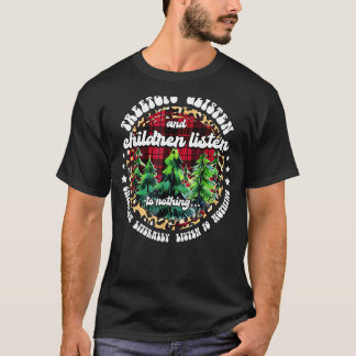 T-shirt Les Treetops Gécoute Les Enfants N'Écoute Rien Chr