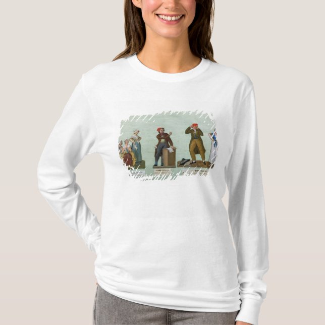 T-shirt Les tricoteuses de Jacobin (Devant)