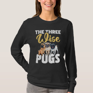 T-shirt Les Trois Carlins Sages - Chien éleveur Animaux de