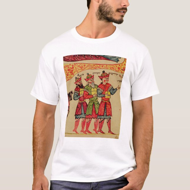 T-shirt Les trois Magi, détail de la nativité (Devant)