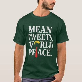T-SHIRT LES TWEETS, LA PAIX MONDIALE.