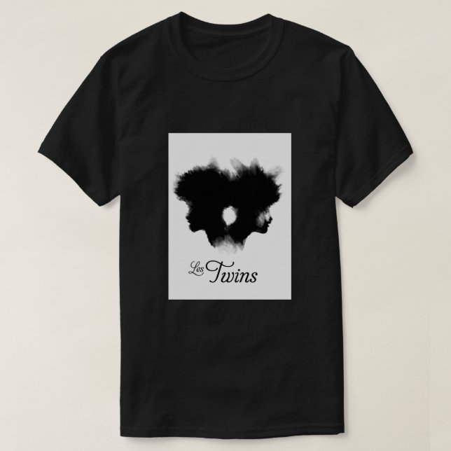 T-SHIRT LES TWINS - AFFICHE ART MOVIE AMÉRICAINE (Design devant)