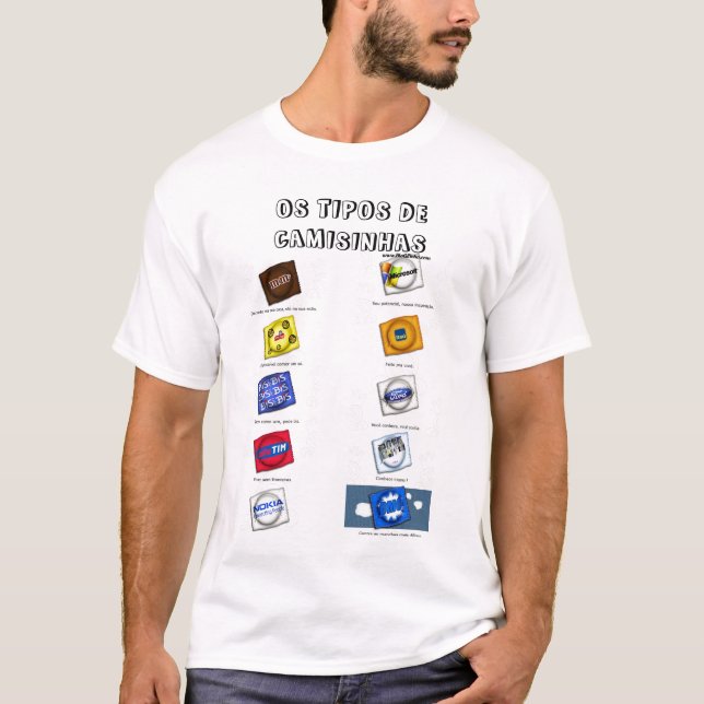 T-shirt Les types de préservatifs (Devant)