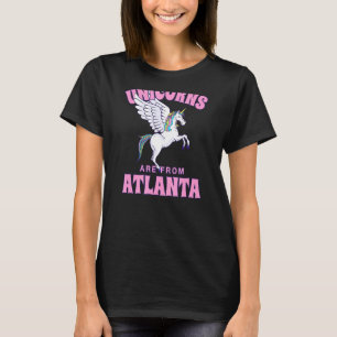 T-shirt Les Unicornes Sont De Atlanta Georgia Friends Ga B
