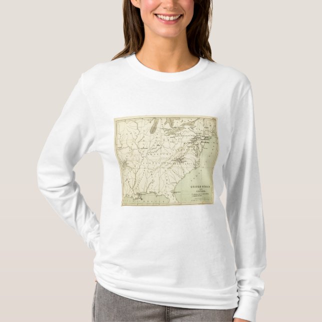 T-shirt Les USA, Canada (Devant)