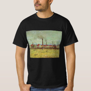 T-shirt Les usines à Asnieres par Vincent van Gogh