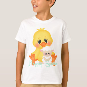 T-shirt Les vacances de poussin de Pâques badinent le