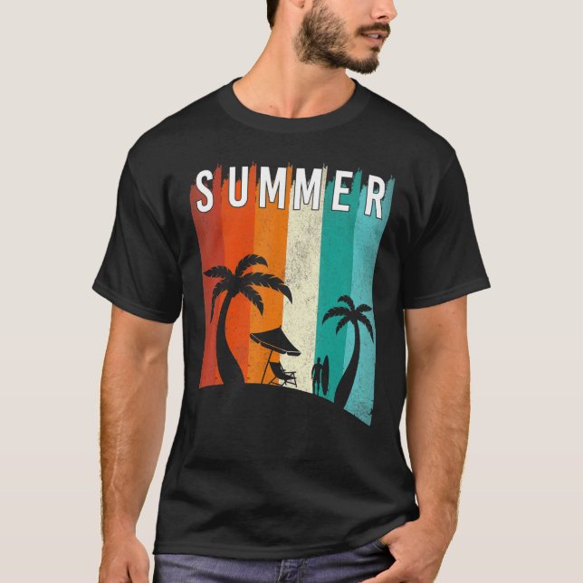 T-shirt Les vacances d'été (Devant)