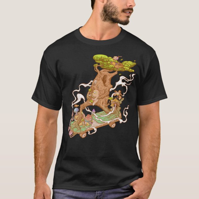 T-shirt Les Vacances En Bois (Devant)