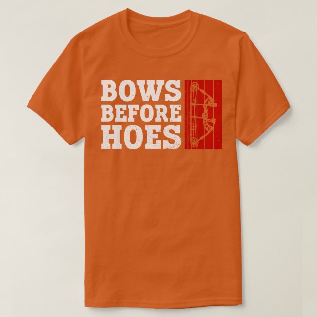 T-shirt Les vaches avant les vaches Archer de tir à l'arc (Design devant)