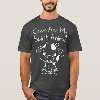 T-shirt Les vaches mignonnes sont mon esprit Animal Tee fo