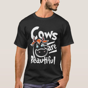 T-shirt Les vaches sont belles pour les gens qui aiment le