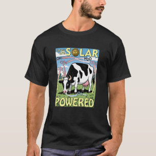 T-shirt Les vaches sont Cycle de Carbone nourries à l'herb