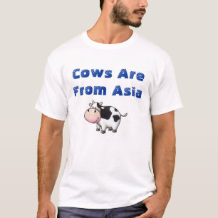 T-shirt Les vaches sont l'Asie