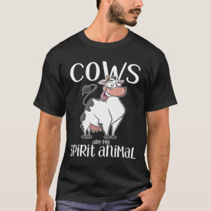 T-shirt Les vaches sont mon esprit Animal Cow Premium