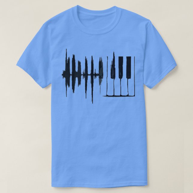 T-shirt Les Vagues Du Son (Design devant)