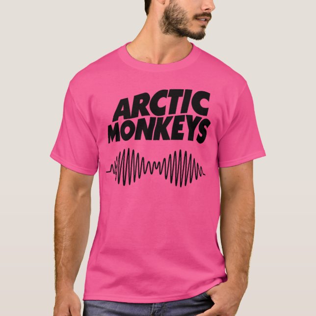 T-shirt Les Vagues Noires De Singe (Devant)