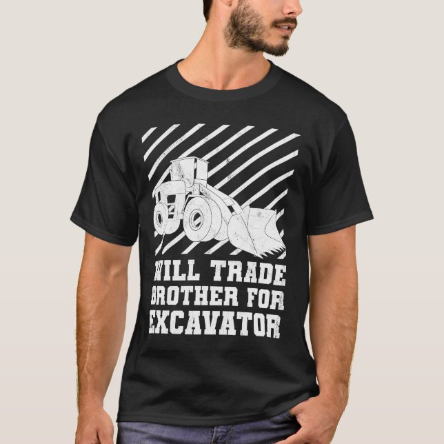 T-shirt Les Véhicules De Construction Feront Le Commerce D (Devant)