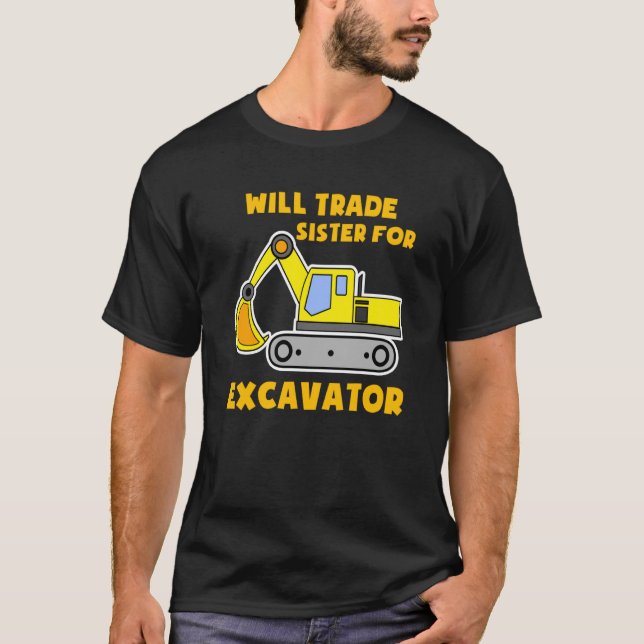 T-shirt Les Véhicules De Construction Vont Échanger Des So (Devant)