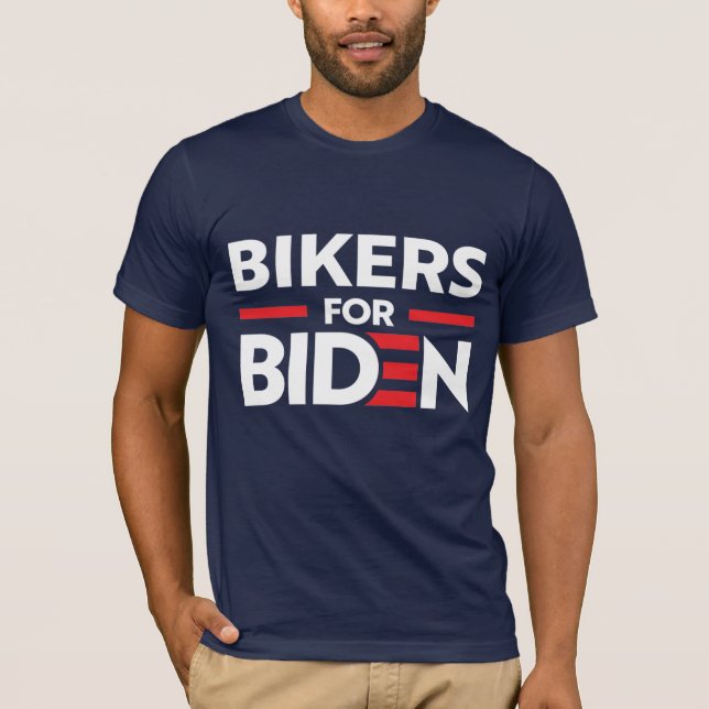 T-SHIRT LES VÉLOS POUR JOE BIDEN (Devant)