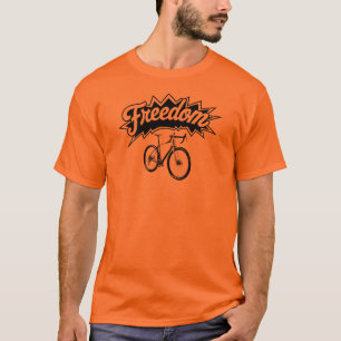 T-shirt Les vélos sont la liberté
