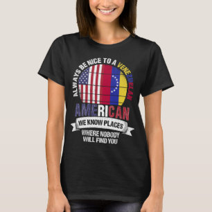 T-shirt Les Vénézuéliens Américains connaissent le Ven