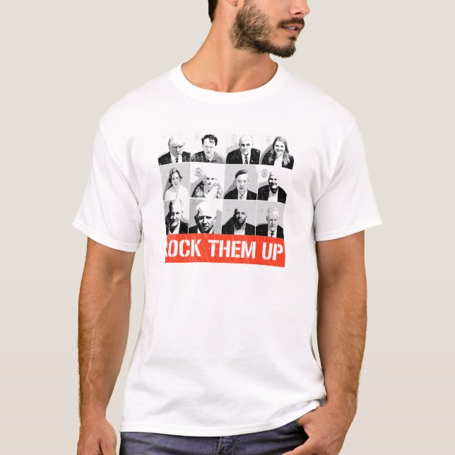 T-shirt Les Verrouiller : Coups De Feu De CoDéfenseur De T (Devant)