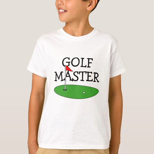 T-shirt Les vêtements de golf de l'enfant. Jolie chemise s (Devant)