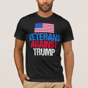 T-shirt Les vétérans contre Trump