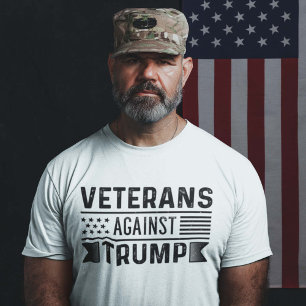 T-shirt Les vétérans contre Trump