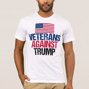 T-shirt Les vétérans contre Trump