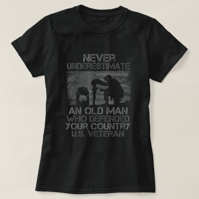T-shirt Les vétérans des États-Unis jour Patriot américain (Design devant)