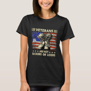 T-shirt Les Vétérans Tee - shirt Mens Ne Sont Pas Perdants