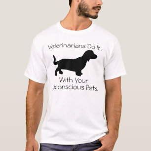 T-shirt Les vétérinaires le font… Avec vos animaux