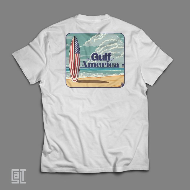 T-shirt Les vibes classiques du surfeur Hang Ten du golfe  (Créateur téléchargé)