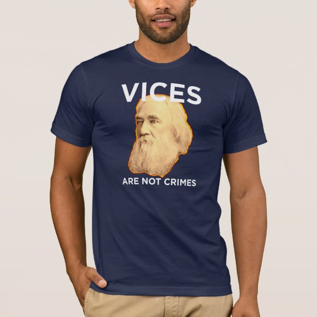 T-shirt Les vices de Lysander Spooner ne sont pas des (Devant)