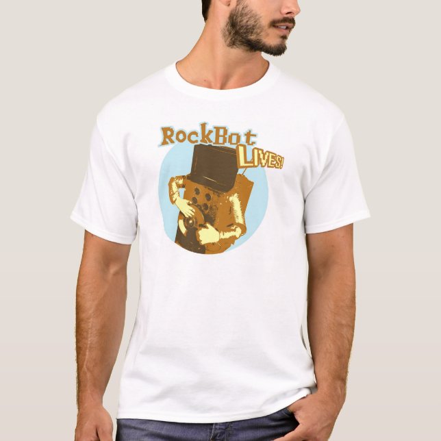T-shirt Les vies de Rockbot ! (Devant)