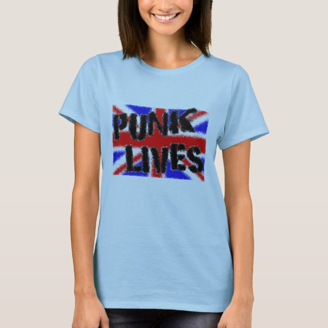 T-shirt les vies punks (Devant)
