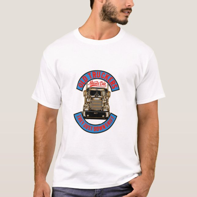 T-shirt Les vieux camions ne meurent jamais (Devant)