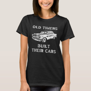 T-shirt Les vieux temps ont construit leurs voitures rétro