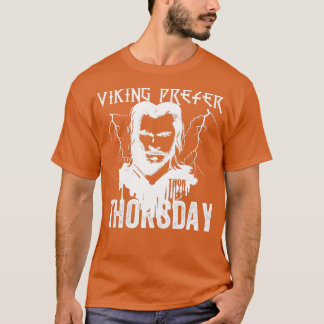 T-shirt Les Vikings Préfèrent Le Jeudi