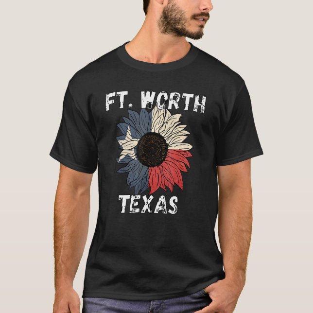 T-shirt Les villes de Fort Worth Texas Texas (Devant)