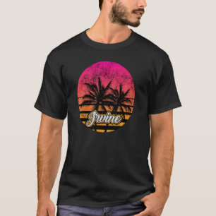 T-shirt Les villes rétro de Californie Vintage Irvine déçu