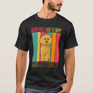 T-shirt Les vintages fraises Retro Bichon Rendent Hommes H